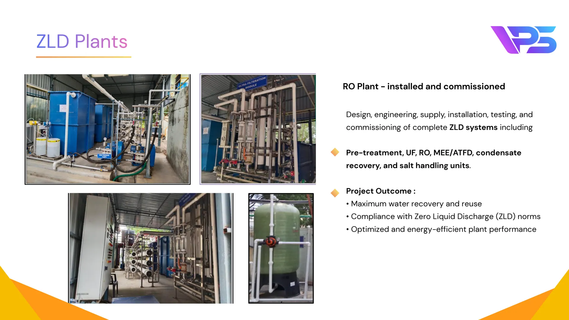 ZLD Plants. Company profile slide 9 of 18.